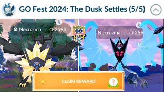 GLOBAL GO FEST 2024 The Dusk Settles Special Research task rewards in Pokemon go [upl. by Enneira]