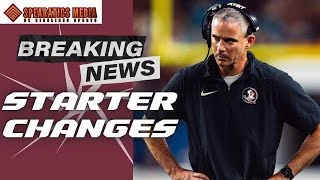 FSU BREAKING NEWS STARTER CHANGES [upl. by Desmond]