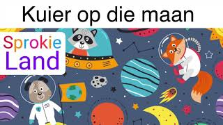 🌖 🐻Kuier op die maan  dierestories  luisterstories  kleuterstories  ruimte storie [upl. by Lole]