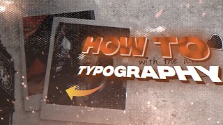 Tutorial PMV Typography Style  Alight Motion [upl. by Sarid]