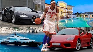 NBA Superstar Carmelo Anthonys Luxury Lifestyle 2018 [upl. by Aicsila]