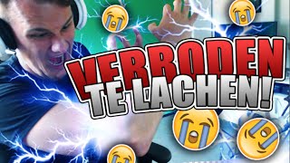 VERBODEN TE LACHEN SCHOKBAND CHALLENGE [upl. by Assirok828]