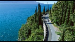 NORTH to SOUTH Gardasee  Lake of Garda  Lago di Garda completely with Motorbike [upl. by Quartana]