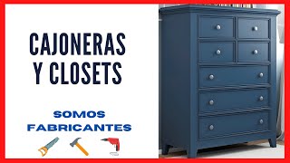 💣Cajoneras y Closets de Madera y MDF [upl. by Abbotson]