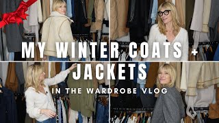 My Everyday Winter Coats And Jackets  In the wardrobe VLOG [upl. by Lesirg]