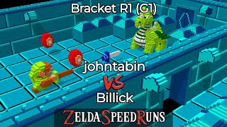 Battle For Hyrule 2 100 No UpA Bracket R1 G1  johntabin vs Billick 05122024 [upl. by Yrtua106]