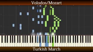 VolodosMozart  Turkish March  Synthesia [upl. by Clough416]