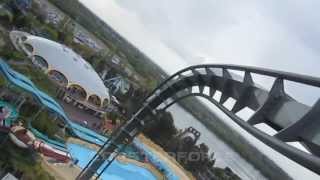 The Swarm Left Front Seat onride HD POV Thorpe Park [upl. by Agosto729]