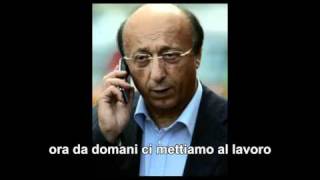 Calciopoli Intercettazione Moggi Mazzini [upl. by Nomde]