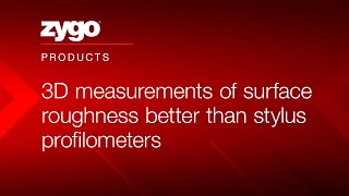 Optical profiler  3D measurements of surface roughness better than stylus profilometers [upl. by Ahsek]