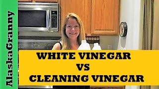 Cleaning Vinegar or White Vinegar Whats the Difference [upl. by Parthinia]