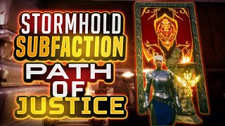 Stormhold Subfaction Path of Justice  Age of Calamitous [upl. by Karry]