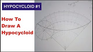 Cycloid in Engineering Drawing  Tangent and Normal to the Cycloid  Engineering Curves [upl. by Naomi194]