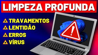 PC ou Notebook Lento Travando ou com Vírus FAÇA uma LIMPEZA TOTAL no seu Windows Atualizado [upl. by Benia443]