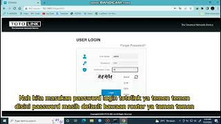 cara ganti sandi router totolink [upl. by Erdua]