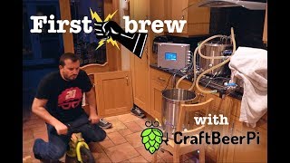 First Electric Brew with CraftBeerPi [upl. by Esahc]