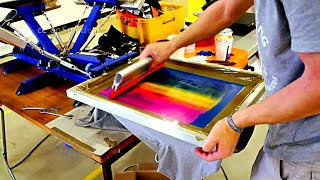 How to screen print TShirt Designs Properly [upl. by Junette255]