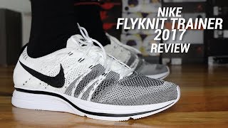 NIKE FLYKNIT TRAINER 2017 REVIEW [upl. by Drareg]