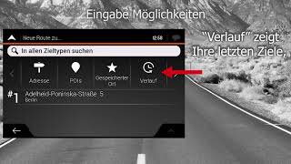 ZENEC Tutorial ZE3756ZN956 Navigation Route Deutsch [upl. by Laktasic651]