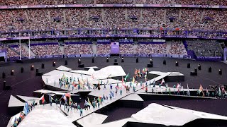 Paris 2024 Closing Ceremony Phoenix Kavinsky amp Angèle Light Up Stade de France [upl. by Ettevroc]