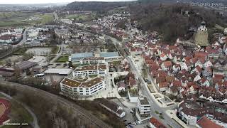 Herrenberg in Germany  Images from DJI Drone Camera 2023 [upl. by Ettenrahs]