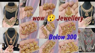 one gram gold jewellery with price for orders whatsapp 8897188346 all over India freeshipping [upl. by Ahsii]