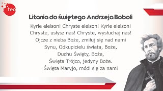 Litania do św Andrzeja Boboli w intencji Ojczyzny czyta ks Teodor [upl. by Ttoile357]