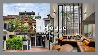 Malaysias Extraordinary Terrace House Transformation｜NJ House｜Architecture｜House Tour [upl. by Ahsenor710]