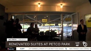 Suites remodeled at Petco Park [upl. by Leimad]