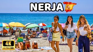 🇪🇦4K NERJA  The Best Holiday Destination in Spain  Europes Beautiful Places  Costa del Sol [upl. by Ayaros]