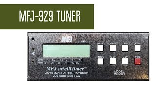 MFJ929 Automatic antenna tuner Обзор проверка работы в полях радиосвязь на коротких волнах [upl. by Dusen]