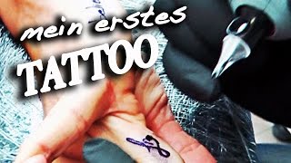 ♥ Mein erstes TATTOO ♥ BEDEUTUNG  KOSTEN  ERFAHRUNG  Hand  Finger STECHEN LASSEN  NAHAUFNAHMEN [upl. by Portwine]