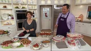 Cooks Essentials Del Rey 3pc Ceramic Bakers with Lids on QVC [upl. by Crandale771]