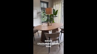 Nieuw Eettafel Irene 😍 [upl. by Latona]