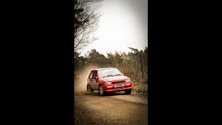 Riponian Rally 2023 Wass Moor SS3 Vauxhall Nova Adrian Wilson [upl. by Drofnas]