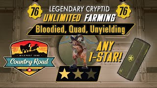 Unique Legendary Sheepsquatch Is An Unlimited 1 Star Legendary Farm  Fallout 76 [upl. by Ielirol]