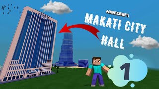 Minecraft Wir bauen die Makati City Hall Teil 1 [upl. by Sanyu]