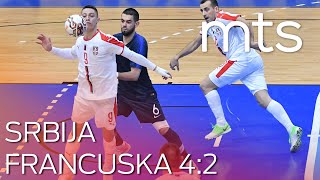 Srbija Francuska 42 Futsal kvalifikacije za SP u Litvaniji [upl. by Carlyn]