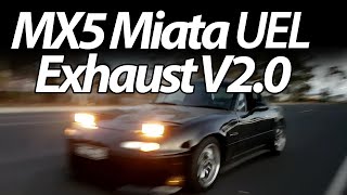 Miata MX5 Custom Unequal Length Headers amp Exhaust Drive by V20 [upl. by Nolte]