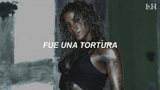 Shakira  La Tortura ft Alejandro Sanz Letra [upl. by Aneerbas]