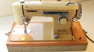 How to use a vintage sewing machine brother 345 [upl. by Vogele]