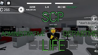 SCP Roleplay Administrative Department Life [upl. by Vadnee]