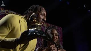 LECRAE Wins Best Contemporary Christian Music Album  2024 GRAMMYs Acceptance Speech [upl. by Nosemaj70]