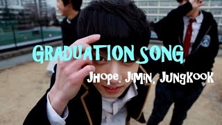 Graduation song I Jungkook JHope JiMin  Pronunciacion  Easy Lyrics  Canciones Coreanas [upl. by Eednim]