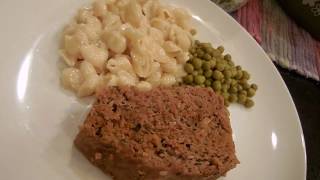 MEATLOAF  COOKING DINNER FOR BEGINNERS [upl. by Cirdes]