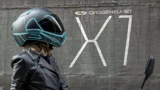 Usefull Borderless Kickstarts CrossHelmet X1 Smart Helmet [upl. by Atteugram]