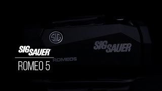 Sig Sauer ROMEO 5  présentation de ce viseur pointrouge [upl. by Ibor]