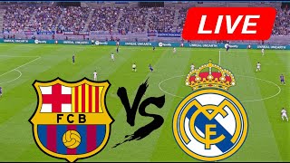 🔴LIVE Real Madrid vs Barcelona  International  Club Friendlies  Match live now [upl. by Adnahsar]