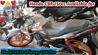 Honda CBR bike 150cc Model 2024 price in pakistan viral Honda Honda150cc khayyamtv [upl. by Hcardahs]