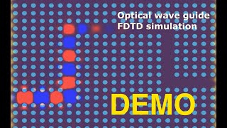 optical waveguide FDTD [upl. by Solokin902]